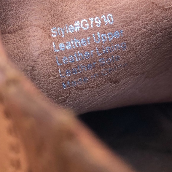 Madewell The Kelci Chelsea Boot Size 7 Cognac Brown Leather Heeled Ankle Booties - Picture 14 of 14